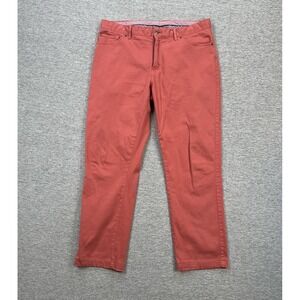 Peter Millar Pants Mens 36x30 Pink Ultimate Sateen 5 Pocket Golf Stretch Chino